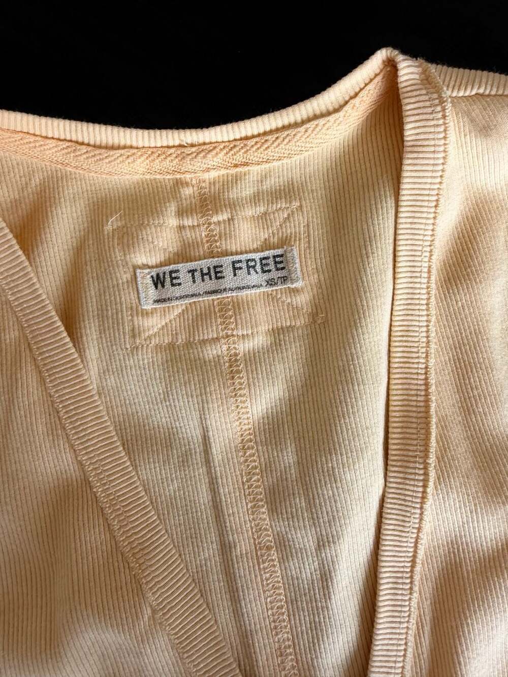 We The Free Ribbed V-Neck Tank Top - Picture 2 of 6